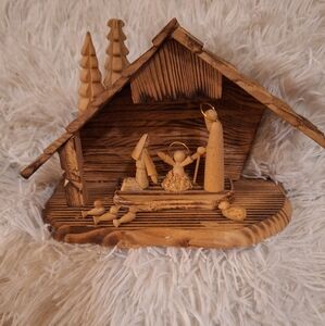 Christmas nativity scene, in Madera